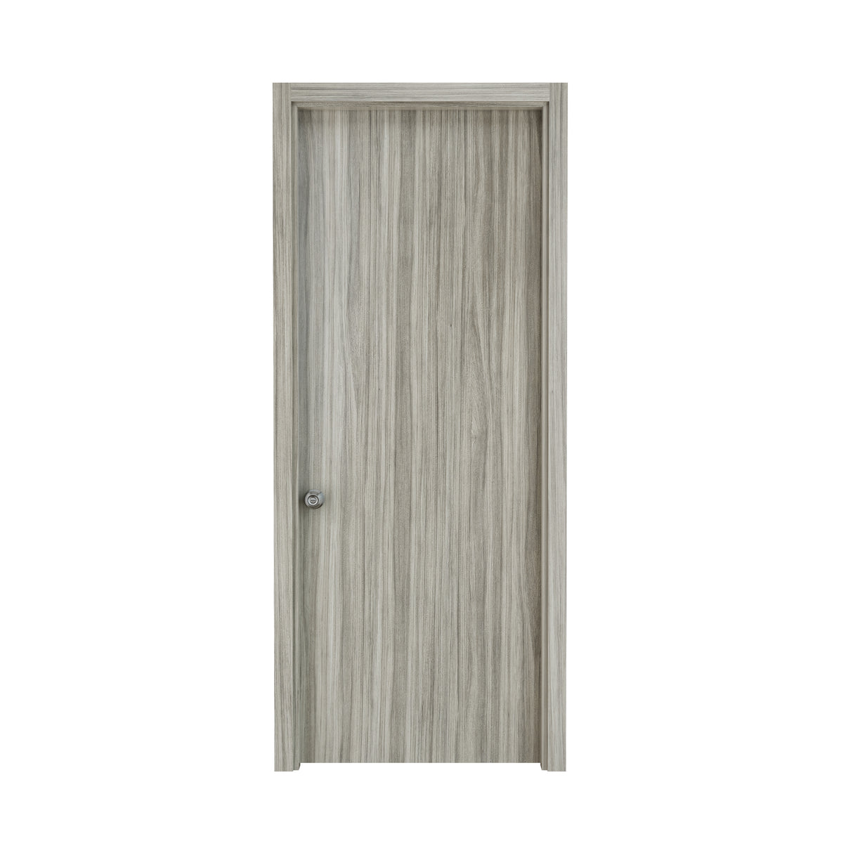 Puerta Gris 75x200cm Foil sin Marco y sin Chapa - PUERTAS | Bylmo