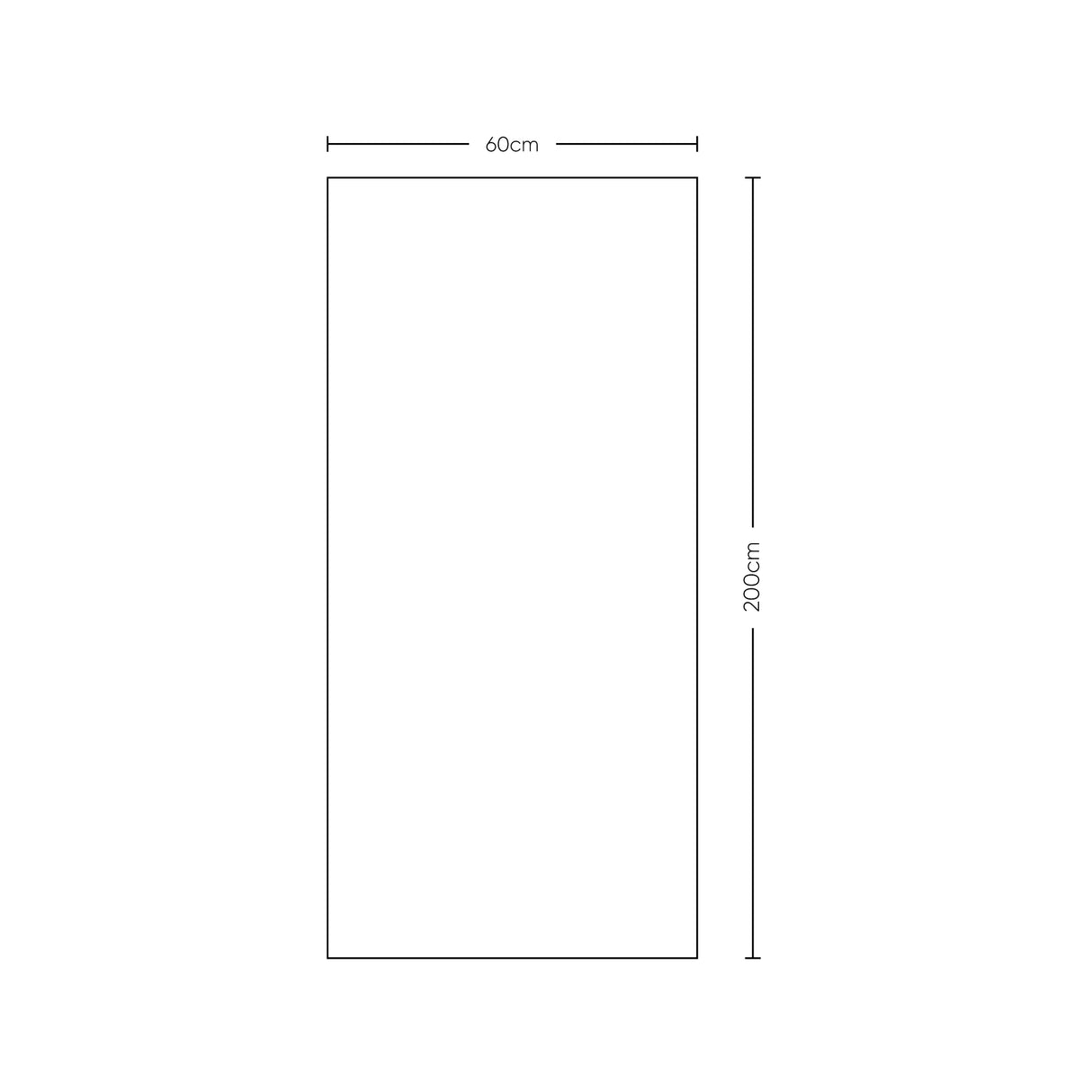 Puerta Cedro 60x200cm Foil sin Marco y sin Chapa - PUERTAS | Bylmo