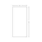 Puerta Cedro 65x200cm Foil sin Marco y sin Chapa - PUERTAS | Bylmo