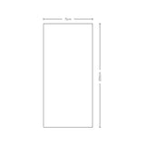 Puerta Cedro 75x200cm Foil sin Marco y sin Chapa - PUERTAS | Bylmo