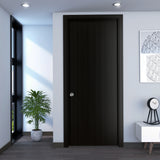 Puerta Wengue 60x200cm Foil sin Marco y sin Chapa - PUERTAS | Bylmo