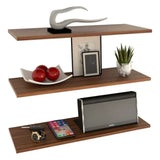 Set de 3 Repisas Amaretto 14x50cm Rectangulares Flotantes - REPISAS | Bylmo