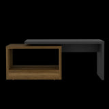 Mesa de Centro Kaia Wengue 100.2x40cm Rectangular con Compartimiento - MESAS DE CENTRO | Bylmo