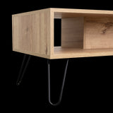 Mesa de Centro Vassel Duna 101x40cm Rectangular con Compartimiento y con Patas - MESAS DE CENTRO | Bylmo