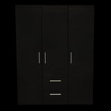 Closet Baru Wengue 135x180cm con Cuatro Puertas y con Dos Cajones - CLOSETS | Bylmo