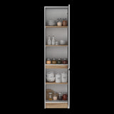 Alacena Soler Blanco 43x180cm con Dos Puertas - ALACENAS Y MUEBLES MICROONDAS | Bylmo