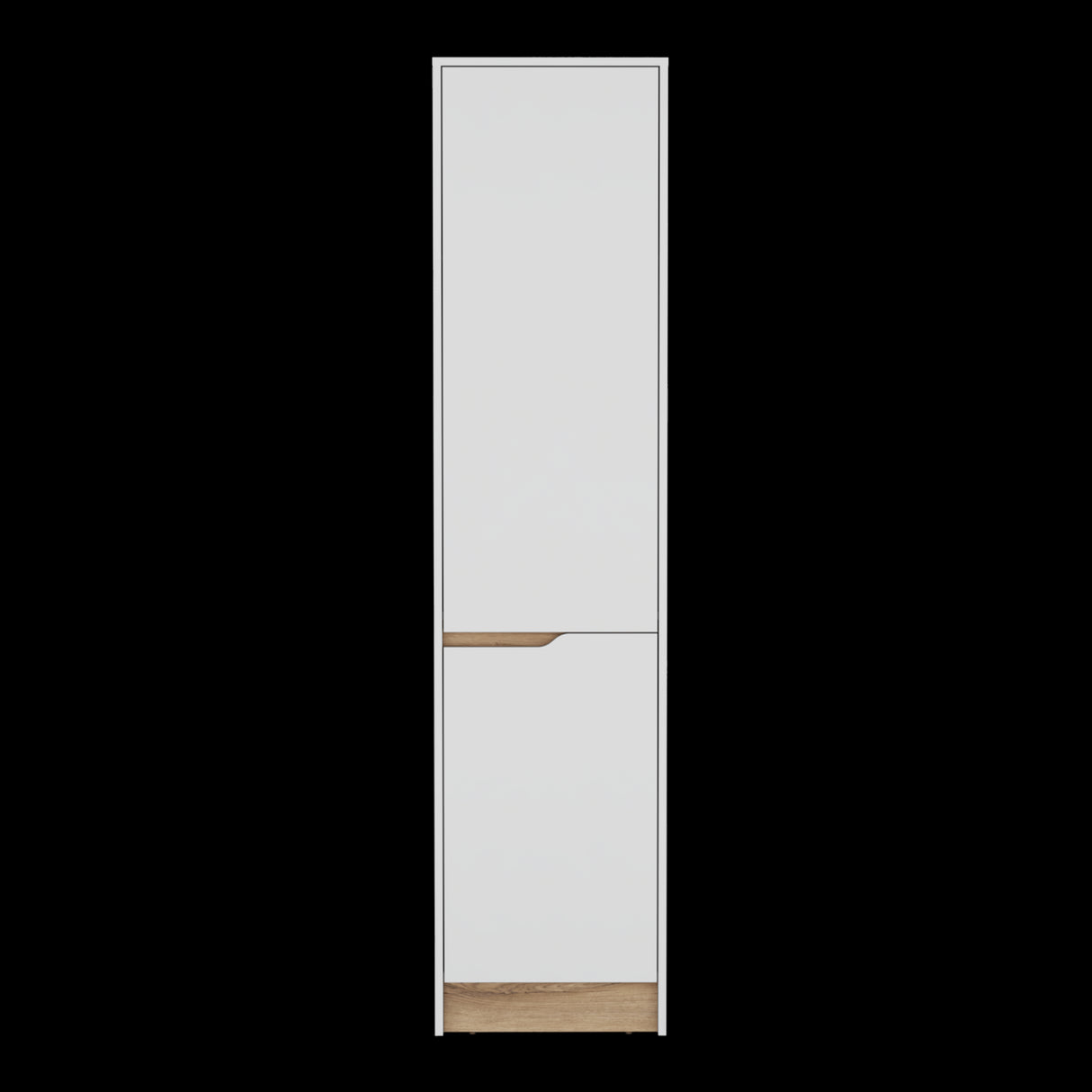 Alacena Soler Blanco 43x180cm con Dos Puertas - ALACENAS Y MUEBLES MICROONDAS | Bylmo