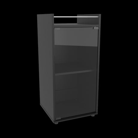 Mini Bar Theba Wengue 38.1x81.3cm con Dos Compartimientos y con Patas - BARES | Bylmo