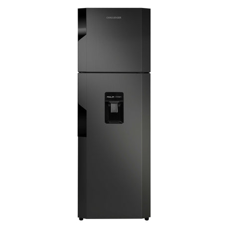 Nevera Challenger Lumina Gris Oscuro 60x163cm No Frost De 266 Litros con Dispensador de Agua