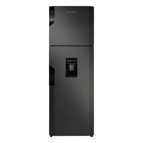 Nevera Challenger Lumina Gris Oscuro 60x179cm No Frost De 317 Litros con Dispensador de Agua