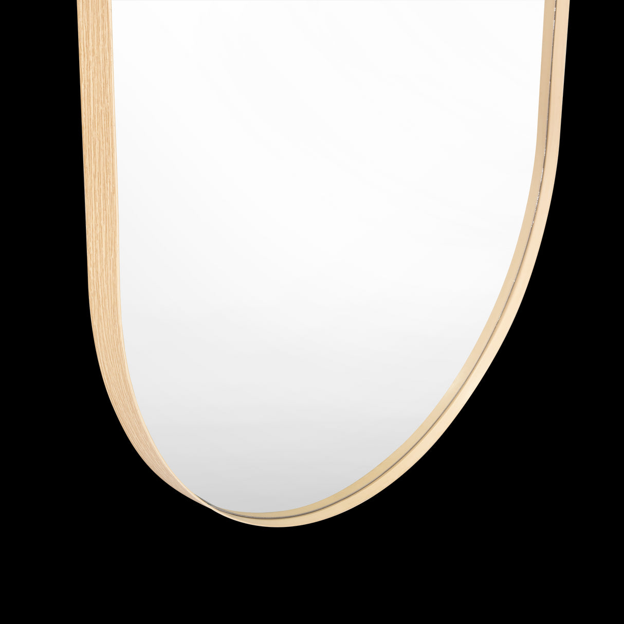 Espejo de Baño Gate Beige Claro 50x3cm Ovalado con Marco En Pvc - ESPEJOS DE BANHO | Bylmo