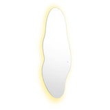 Espejo Led Praga Gris 50x1.9cm Asimetrico - ESPEJOS DE BANHO | Bylmo