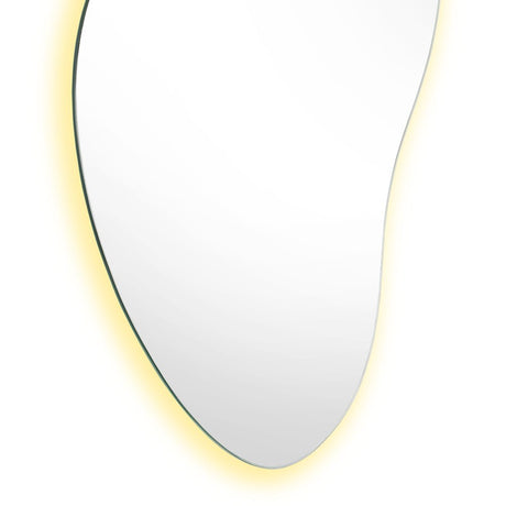 Espejo Led Praga Gris 50x1.9cm Asimetrico - ESPEJOS DE BANHO | Bylmo