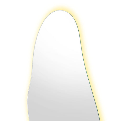 Espejo Led Praga Gris 50x1.9cm Asimetrico - ESPEJOS DE BANHO | Bylmo