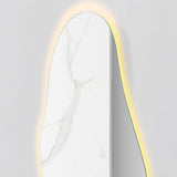 Espejo Led Praga Gris 50x1.9cm Asimetrico - ESPEJOS DE BANHO | Bylmo
