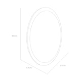Espejo de Baño Eli Wengue 60x1.9cm Redondo con Marco En Madera - ESPEJOS DE BANHO | Bylmo