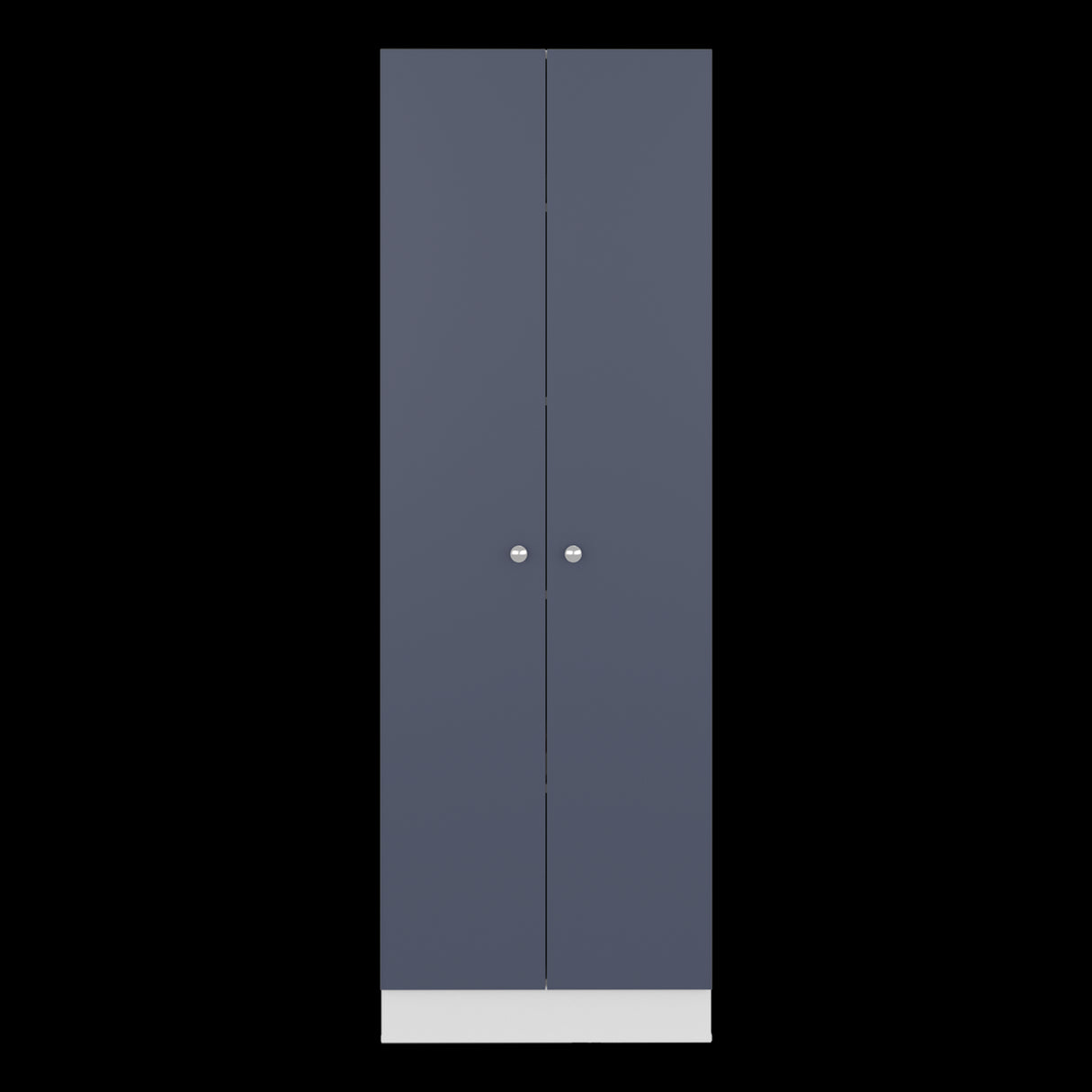 Alacena Blanco y Azul 60x180.6cm con Dos Puertas - ALACENAS Y MUEBLES MICROONDAS | Bylmo