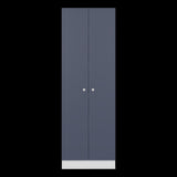 Alacena Blanco y Azul 60x180.6cm con Dos Puertas - ALACENAS Y MUEBLES MICROONDAS | Bylmo