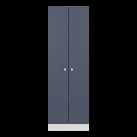 Alacena Blanco y Azul 60x180.6cm con Dos Puertas - ALACENAS Y MUEBLES MICROONDAS | Bylmo