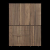 Closet Bea Gales y Blanco 150x200cm con Dos Cajones y con Seis Puertas - CLOSETS | Bylmo