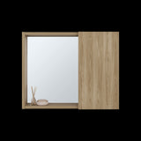 Gabinete de Baño Alessi Fresno 50.5x40.3cm con Espejo y con Un Entrepaño - GABINETES DE BANHO | Bylmo