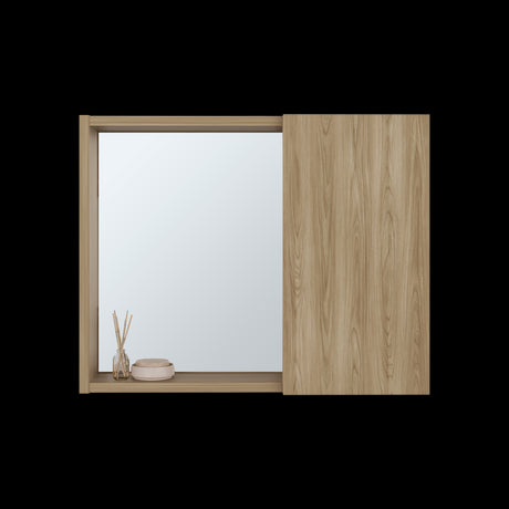 Gabinete de Baño Alessi Fresno 50.5x40.3cm con Espejo y con Un Entrepaño - GABINETES DE BANHO | Bylmo