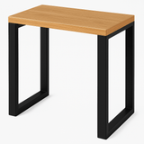 Mesa de Centro Alec Wengue y Natural 44x55cm Rectangular con Patas - MESAS DE CENTRO | Bylmo