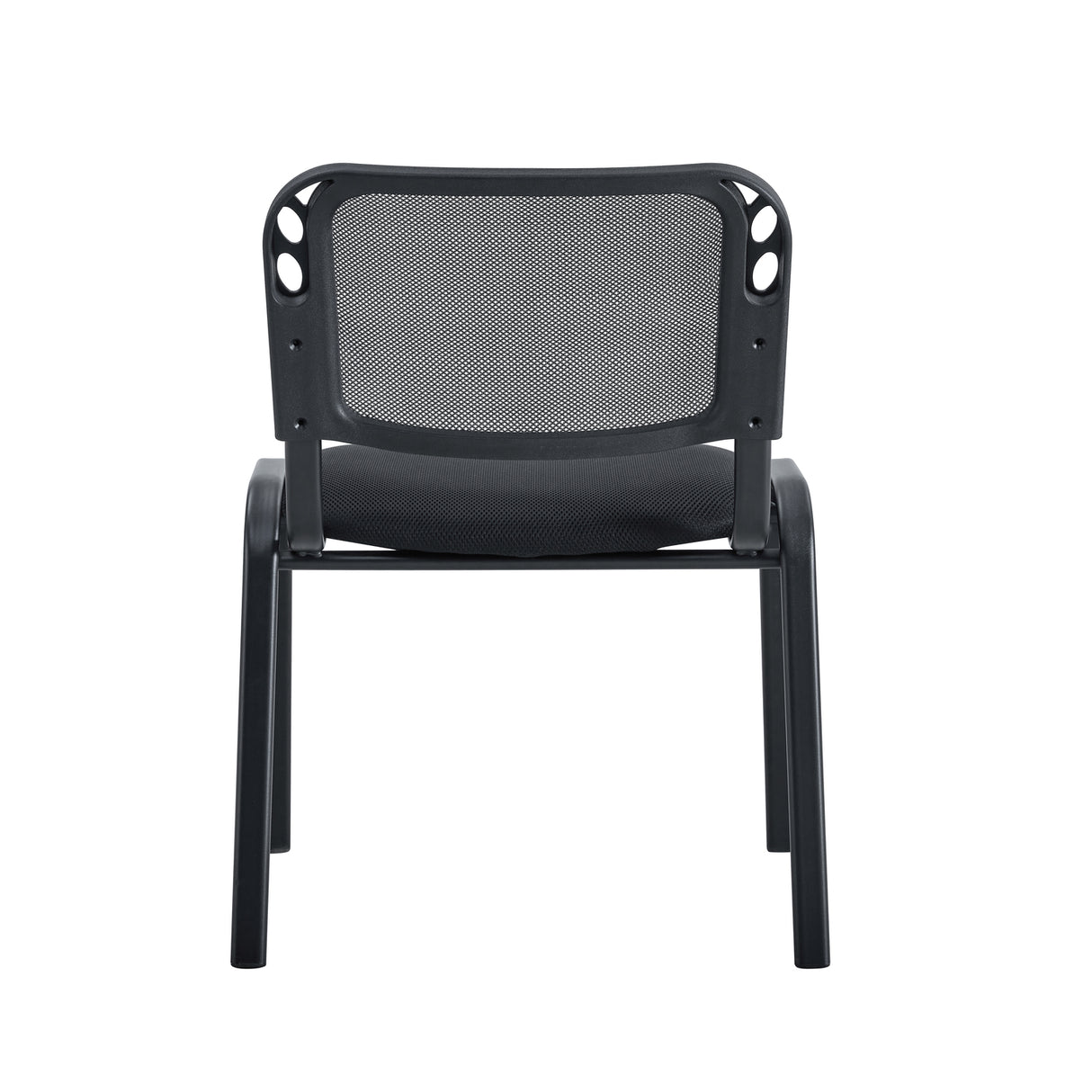 Silla Interlocutora BM 1121 Negro 54x77cm con Espaldar y con Asiento Rectangular - SILLAS Y BUTACOS | Bylmo