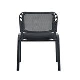 Silla Interlocutora BM 1121 Negro 54x77cm con Espaldar y con Asiento Rectangular - SILLAS Y BUTACOS | Bylmo