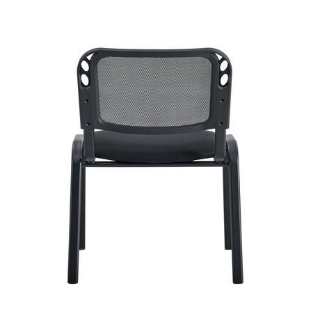 Silla Interlocutora BM 1121 Negro 54x77cm con Espaldar y con Asiento Rectangular - SILLAS Y BUTACOS | Bylmo