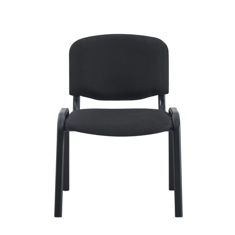 Silla Interlocutora BM 1105 Negro 54x77cm con Espaldar y con Asiento Rectangular - SILLAS Y BUTACOS | Bylmo