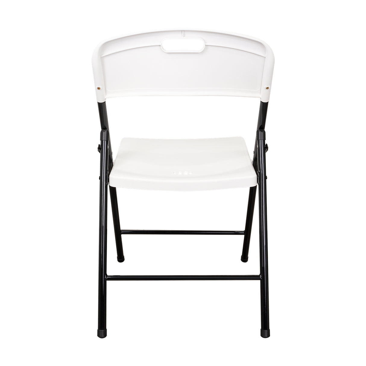 Silla Plegable BM F05 Blanco 39.5x79cm con Espaldar y con Asiento Rectangular - SILLAS Y BUTACOS | Bylmo