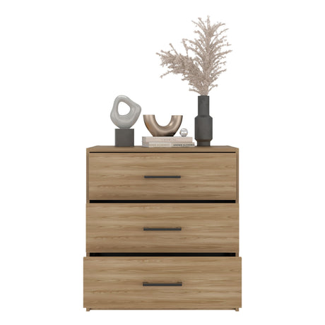 Cómoda Clay Fresno Europeo y Wengue 62.8x67.6cm de Tres Hileras con Tres Cajones - CAJONERAS Y COMODAS | Bylmo