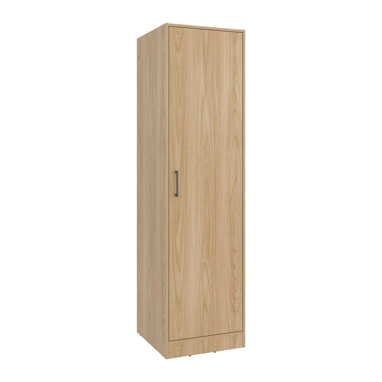 Closet Clay Fresno Europeo y Wengue 49.4x186.3cm con Una Puerta y Dos Compartimientos - CLOSETS | Bylmo