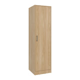 Closet Clay Fresno Europeo y Wengue 49.4x186.3cm con Una Puerta y Dos Compartimientos - CLOSETS | Bylmo