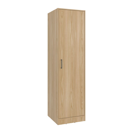 Closet Clay Fresno Europeo y Wengue 49.4x186.3cm con Una Puerta y Dos Compartimientos - CLOSETS | Bylmo