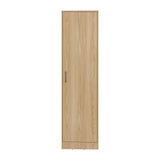 Closet Clay Fresno Europeo y Wengue 49.4x186.3cm con Una Puerta y Dos Compartimientos - CLOSETS | Bylmo