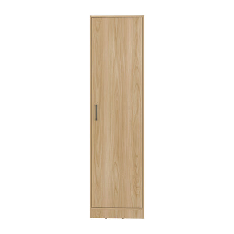 Closet Clay Fresno Europeo y Wengue 49.4x186.3cm con Una Puerta y Dos Compartimientos - CLOSETS | Bylmo