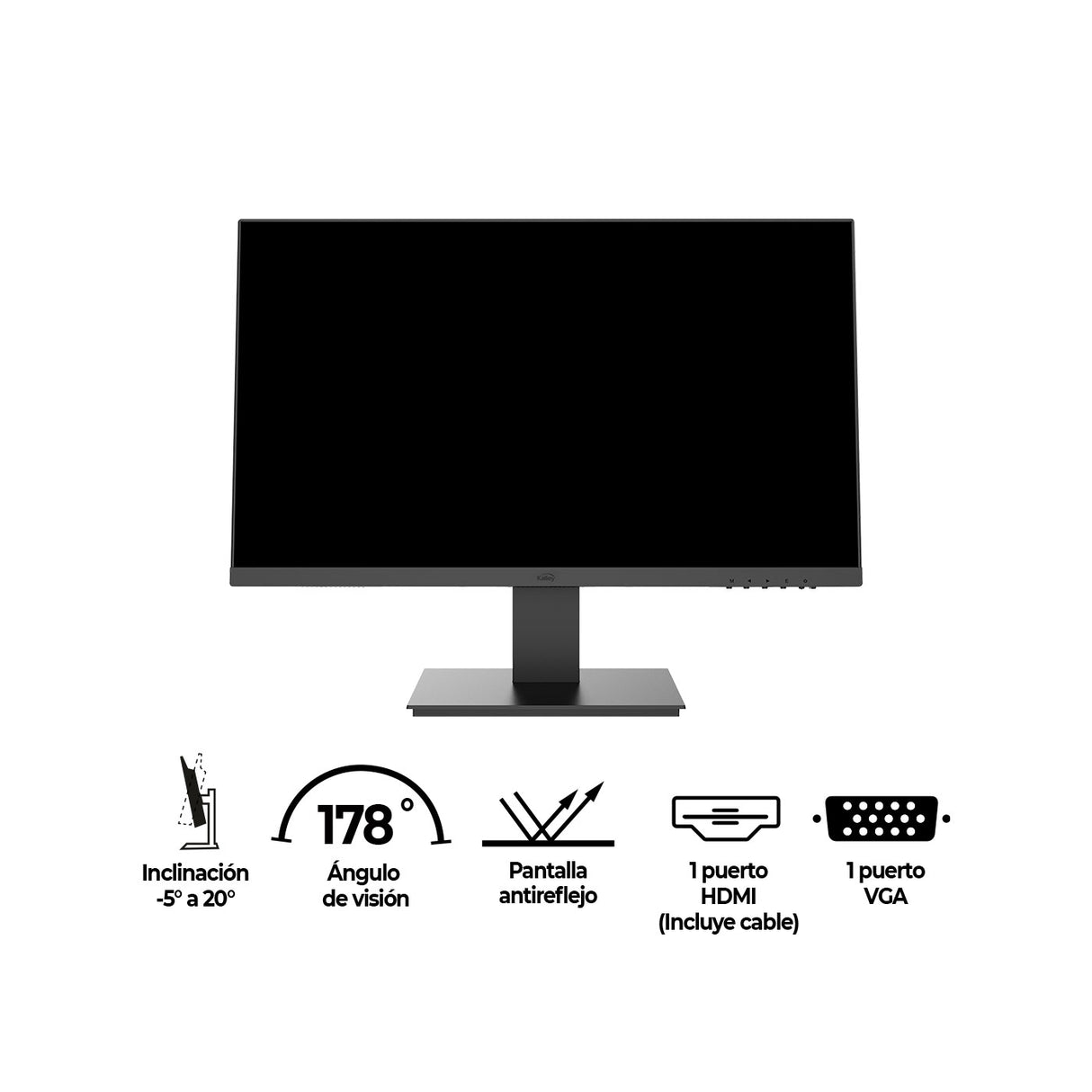 Monitor Kalley 24" Pulgadas Negro 54.19x42.32cm Full Hd 1080P LED con Tecnologia IPS - MONITORES | Bylmo