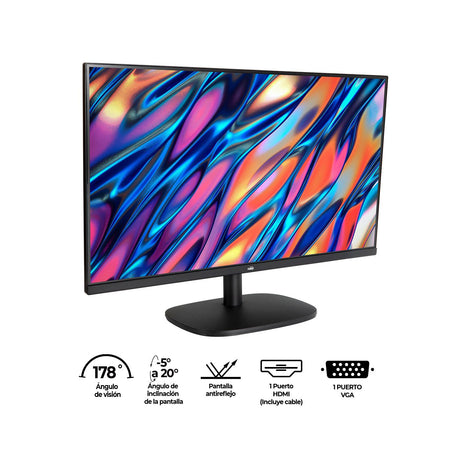 Monitor Kalley 27" Pulgadas Negro 61.15x45.16cm Full Hd 1080P LED con Tecnologia IPS - MONITORES | Bylmo