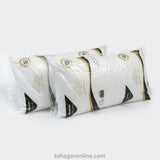 Combo 2 Almohadas Blanco 50x90cm de Fibra Siliconada Suave Para dormir Boca Arriba - ALMOHADAS | Bylmo