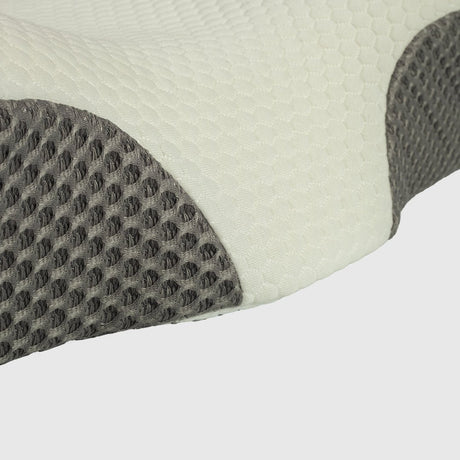 Almohada Ergo Comfort Gris y Negro 60x34cm de Espuma De Poliuretano Medio Para dormir Boca Arriba Y De Costado - ALMOHADAS | Bylmo