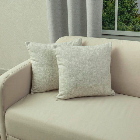 Set X 2 Fundas de Cojín Vividhata Verde Oliva 45x1cm Cuadrado Fondo Entero - FUNDAS DE COJINES | Bylmo