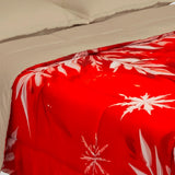 Cubrelecho Navideño Camel 140x190cm Doble Faz Acolchado para cama Doble 140 X 190 Cm de Hojas - TENDIDOS Y CUBRELECHOS | Bylmo