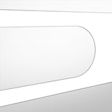 Set X 3 Espejos de pared Estambul Gris 120x20cm Ovalado sin Marco