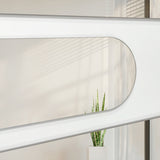 Set X 3 Espejos de pared Estambul Gris 120x20cm Ovalado sin Marco