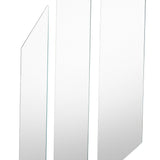 Set X 3 Espejos de pared Ottawa Gris 20x120cm Asimétrico sin Marco