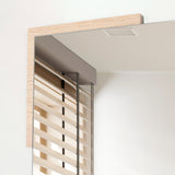 Espejo de Baño Aleska Madera Clara Natural 49x64cm Rectangular con Marco En Madera - ESPEJOS DE BANHO | Bylmo