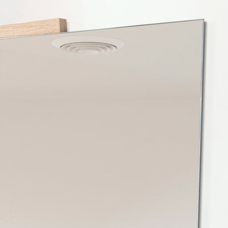 Espejo de Baño Aleska Madera Clara Natural 49x64cm Rectangular con Marco En Madera - ESPEJOS DE BANHO | Bylmo