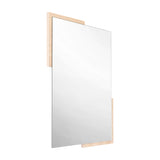 Espejo de Baño Aleska Madera Clara Natural 49x64cm Rectangular con Marco En Madera - ESPEJOS DE BANHO | Bylmo